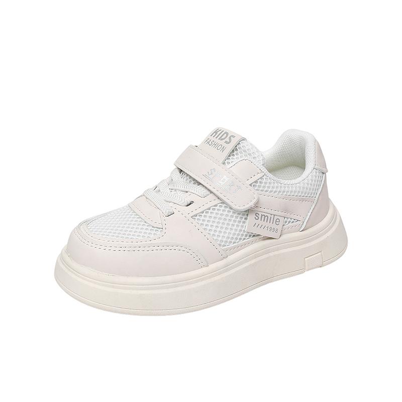 

Children s white shoes, girls mesh sports shoes Spring and Autumn new breathable soft soled casual mesh shoes boys board shoes 26 белый