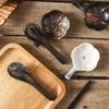 Japanese Spoon Countertop Spoon Black Tableware Household Soup Small Spoon Ceramic Rice Spoon