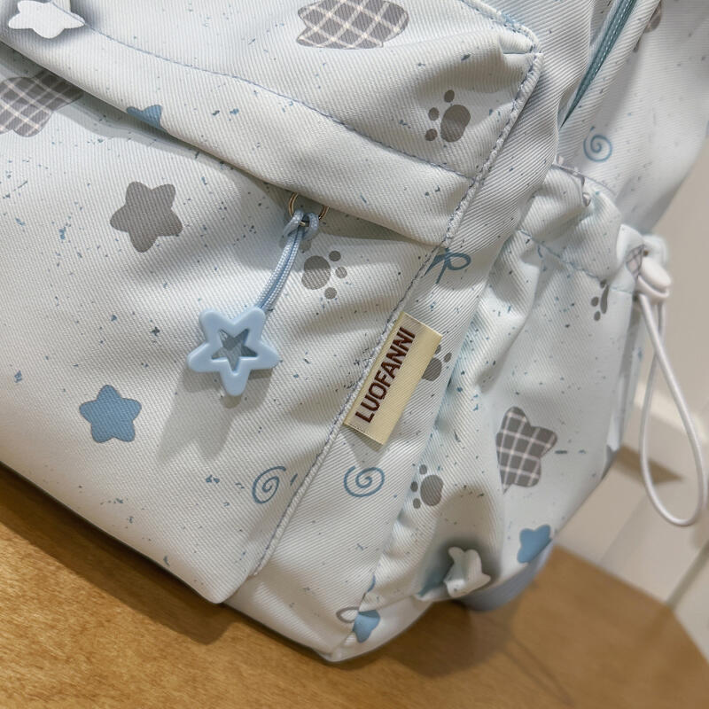 Junior High School Student Schoolbag Women's Large Capacity Waterproof Lightweight Printed Backpack