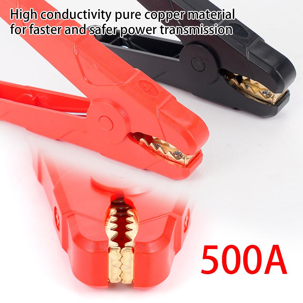 500A Crocodile Alligator Clip Car Caravan Van Battery Test Lead Clip Alligator Clip Crocodile Clamp Test Connector Plug Power