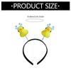 10pack Teen Girl Headbands Easters Headpiece Thin Cartoon Hairband Thanksgiving Hair Hoop Holiday Party Photo Props