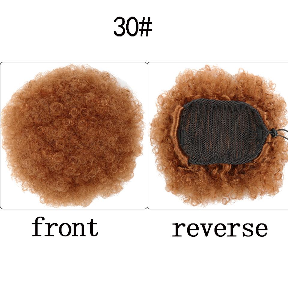 

Синтетические Новые Кудрявые Волосы Пучок Коготь Зажим Конский Хвост Наращивание Волос Рисунок Короткий Хвост Пушистые Афро Короткие Волосы Пучки 1PC