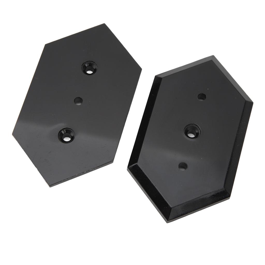 2 Sets Skateboard Hanger Wall Mounting Deck Rack Skateboarding Display and Storage Mount Kit Black