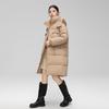 Herbst Winter Dicke Warme Jacke Frauen Einfarbig Mit Kapuze Mantel Parkas Mittel Lange Zipper Outwear M-XXL