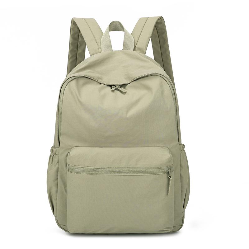 Schoolbag men's and women's casual multi-purpose lightweight large-capacity versatile backpack nylon cloth student class schoolbag commute travel