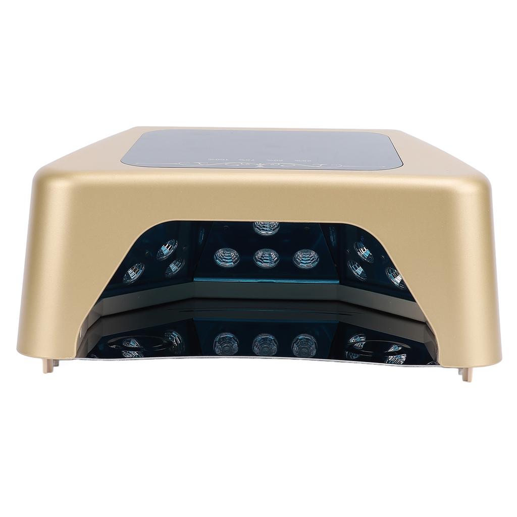 LED Nail Polish Lamp With 36pcs Lamp Beads Gold Smart Sensor Quick Drying Nail Dryer for Home Salon