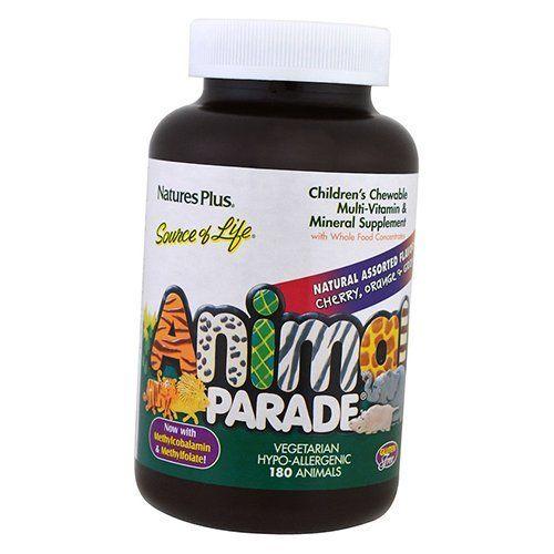 Витамины для детей, Animal Parade Children's Multi, Nature's Plus (36375037)