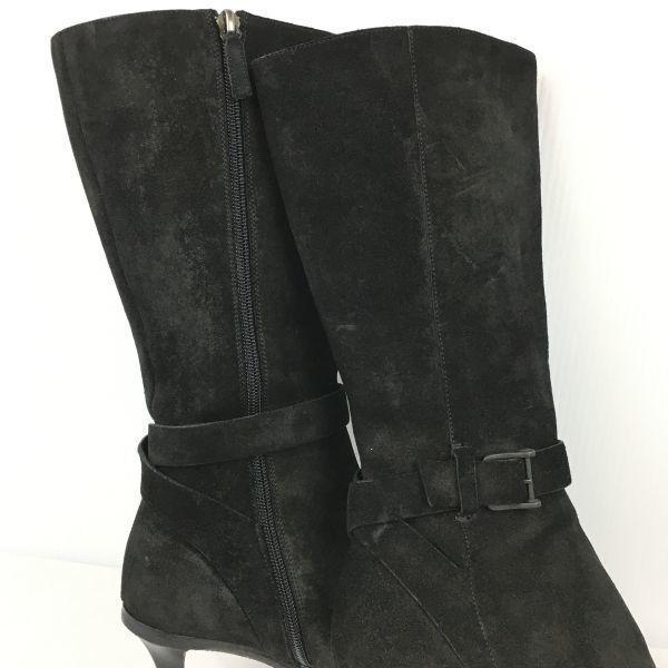 Gucci Long Boots Size 36.5C (Approx. 22.523.0cm) Black Suede(USED)