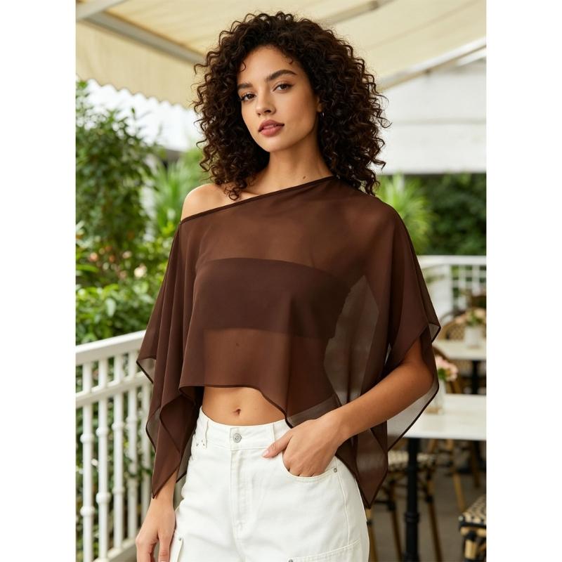 Leggero Sciarpa in Chiffon Con Protezione Solare UPF30+ Per Donne Estate Spiaggia Vacanza E Pendolarismo Quotidiano