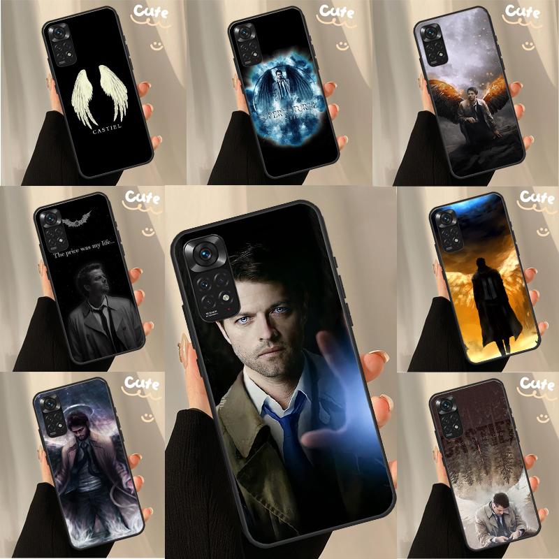 Supernatural Castiel Angel Case For Xiaomi Redmi Note 10 11 8 9 12 Pro Redmi Note 12S 11S 10S 9S 9C 10C 10A 12C Coque