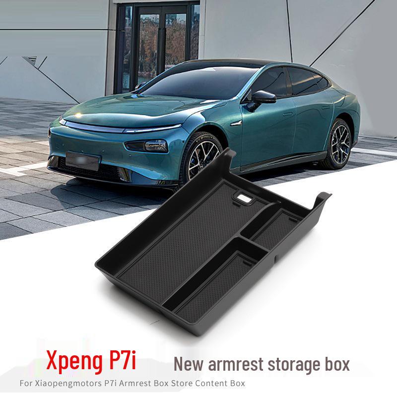 Xpeng P7i Armrest Storage Box – Car Console Organizer & Interior Accessory