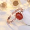 Lindon Classic Copper Alloy Zircon Ring Ladies Jewelry Wedding Promise Party Gift