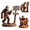 Mini Sasquatch Statue Miniature Sasquatch Figurine Table Decoration Sasquatch Collectible for Desk Office Car Dashboard