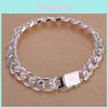 Fashionable Dragon And European And American Jewelry Wholesale Silver Plated High-end Men's Geometric Bracelet