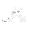 DIY Love Cat Dog Acrylic Mirror Wall Sticker Cartoon Paste Self-adhesive Living Room Bedroom Bathroom Decoration Wall Decor