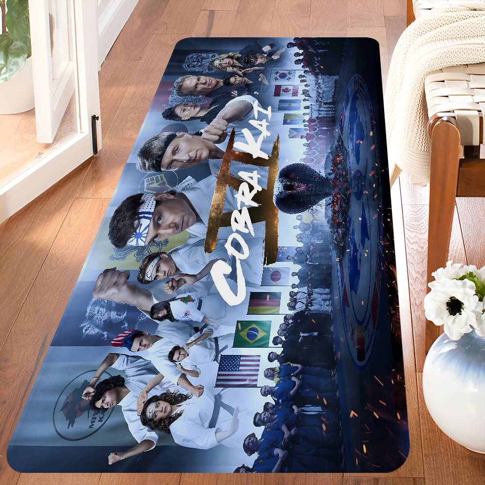 Klasické TV seriály Cobra Kai Kuchyňská rohožka Dětský pokoj Dekorace ložnice Balkon Protiskluzová rohožka Obývací pokoj Alfombra
