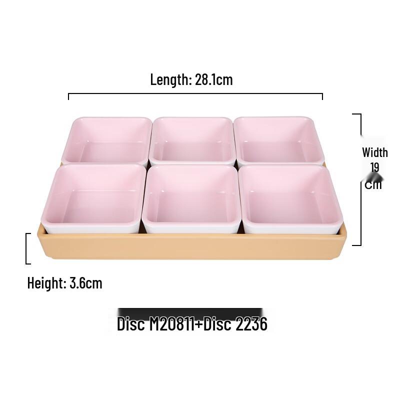 Qianxing Melamine Snack & Dessert Platter