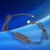 12V 12W Boost Converters Cable USB To 5.5x2.1mm Plug Featuring Power Switches Plastic Texture Suitable for Electronics