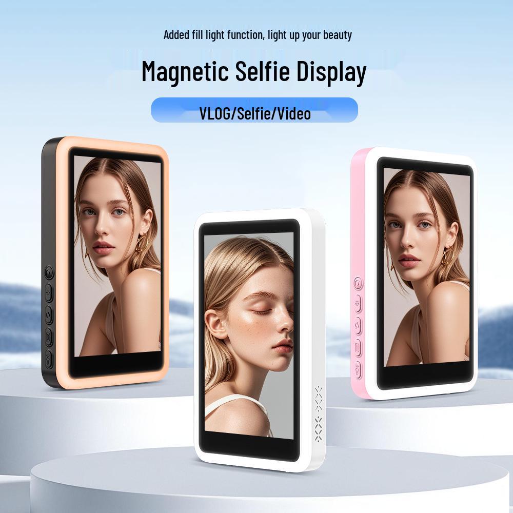 Luz Selfie Magnética Sem Fio e Controle Remoto Bluetooth para Fotografia de Celular