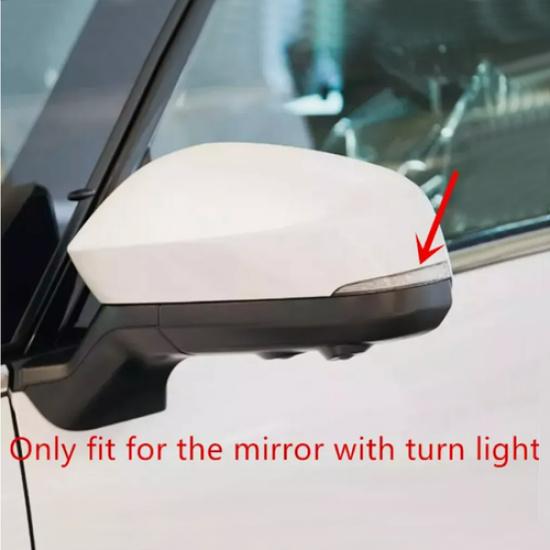 Car Rearview Mirror Cover Trim Accessories For Toyota Tacoma 24-25 Carbon Fiber