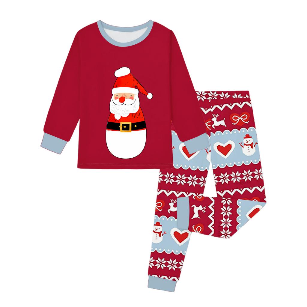 Dětský módní oblek Sukně Kulatý výstřih Top s dlouhým rukávem Kalhoty