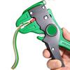 Wire Stripper Automatic Peeling Function Efficient Cable Handling Comfortable Grip Handle Safety Lock Mechanism Ergonomic