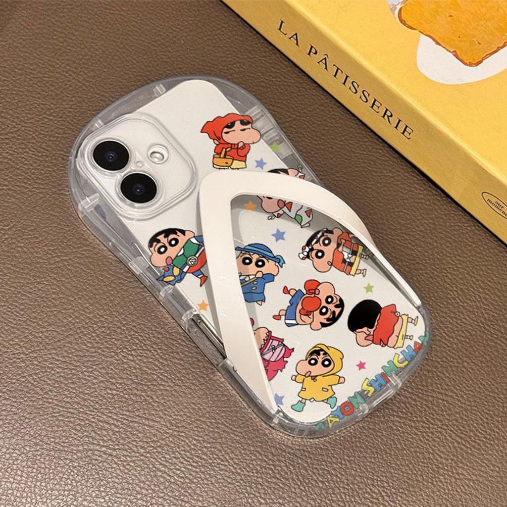 Creative Slippers Case for Apple 17AIR Protective Cover Airbag Anti-fall Goddess Simple Trendy Slippers Mobile Phone Case