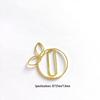 Colorful Fruit-Shaped Orange Cartoon Paperclips
