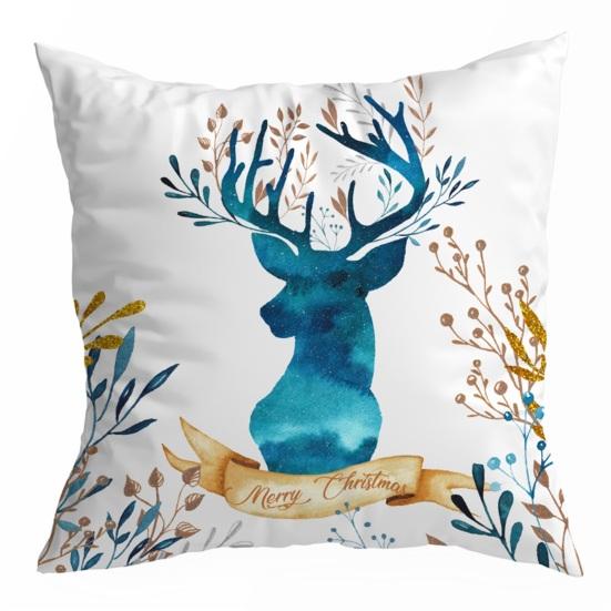 Mode Kudde Slipcover Dold Dragkedja Dekorativ Polyester Jul Hem Sovsal Hotell Kontor Kastkudde