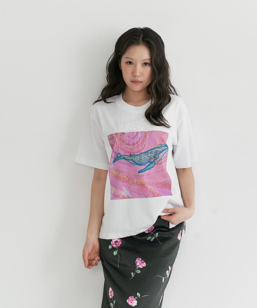 Peulleio Waterway T-Shirt _ Ivory