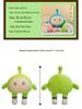 Large Cute Egg Boy Plush Toy Pillow - Black Egg Cloth Doll for Children's Day