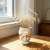 Funny Face Toilet Planter with Drainage Hole for Indoor Plants Cute Face Head Flower Pot for Home Office Balcony Garden