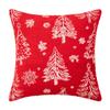 Christmas Tree Christmas Chenille Pillowcase INS Style Cushion Cover Throw Pillowcover  Sofa/Bed