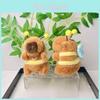 Capybara Bee Plush Keychain With Pullable Wings For Kids' Gifts And Cute Decor