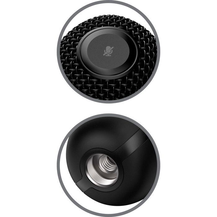 Microphone HyperX SoloCast Noir,Cardioïde, Enregistrement Audio Plug N Play Avec Connexion USB-C, PC, PS5, PS4, Mac