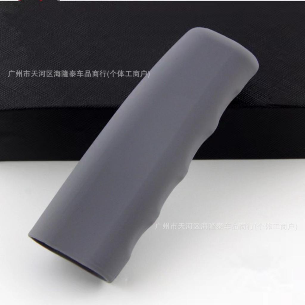 Manual Transmission Gear Knob Cover Oval-Shaped Gear Knob Cover Silicone Textured - Wear-Resistant Gear Knob Sleeve Universal Handbrake Cover
