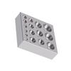 Schmuck-Druckblock Schmuckherstellungswerkzeuge Stahl-Bastelblock Schmuck-Polierwerkzeug Metallformblock zum Formen