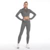 Women's Quick-Dry Hooded Yoga Set: Long Sleeve Top & Peach Butt Leggings