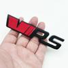 3d Metal RS Logo VRS Car Front Grill Emblem Rear Trunk Badge for Skoda VRS Octavia 1 2 3 Rapid Kodiaq Karoq Fabia Kamiq Superb EH4