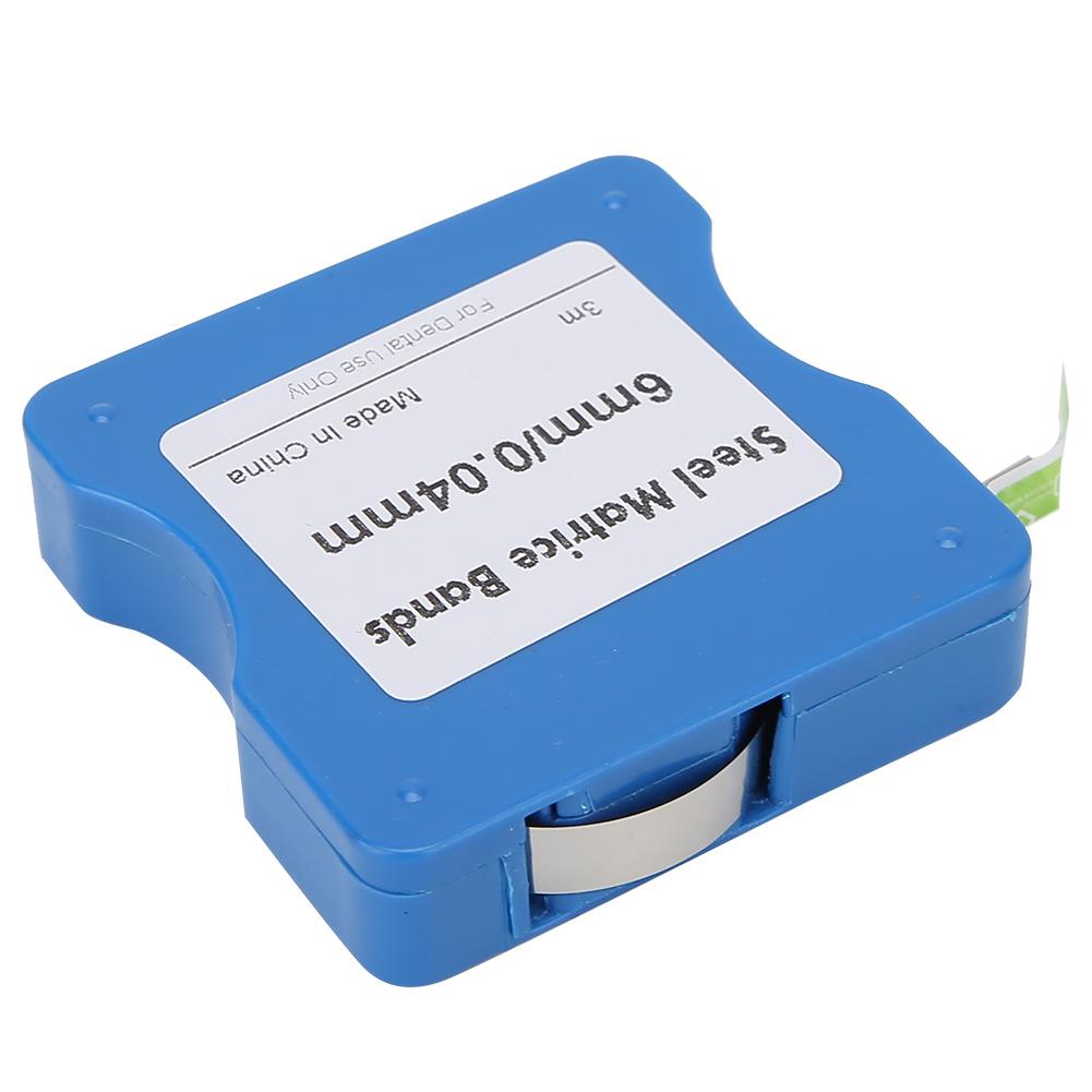 

5мм6мм7мм Нержавеющая сталь Матричная лента Полоски Рулон Стоматологический Отдел Инструменты6мм 6mm / 0.24in