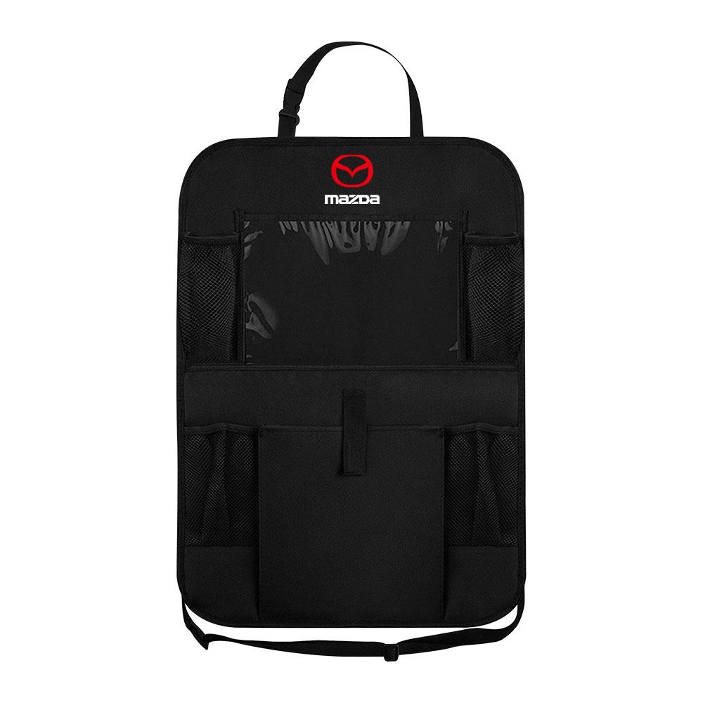 AAGH1 Car Backseat Organizer Seat Back Storage Bag Kids Protector Cover For Mazda 3 Alexa CX4 CX5 CX8 3 6 DJ BL BM GJ CX-5 CX3 CX9 CX7