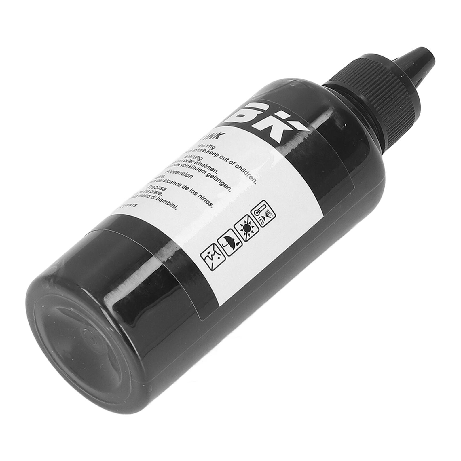 

100ML Capacity Printing Ink Bottled High Purity Refill Ink Replacement for HP Printer Black чорний