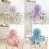 Adorable 15.7'' Octopus Plush Stuffed Toy Pillow For Kids And Home Decor