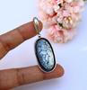 Oval Shape Dendritic Opal Pendant 925 Silver  For Beloved For Men's & Women's
