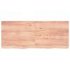 VidaXL Dessus de table marron clair 120x50x6 cm bois chêne traité 3156374