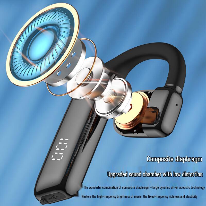

OKSJ Open-Ear Ear-Hook Bluetooth Headset