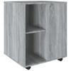 Mobile Filing Cabinet Grey Sonoma 60 x 53 x 72 cm Particleboard