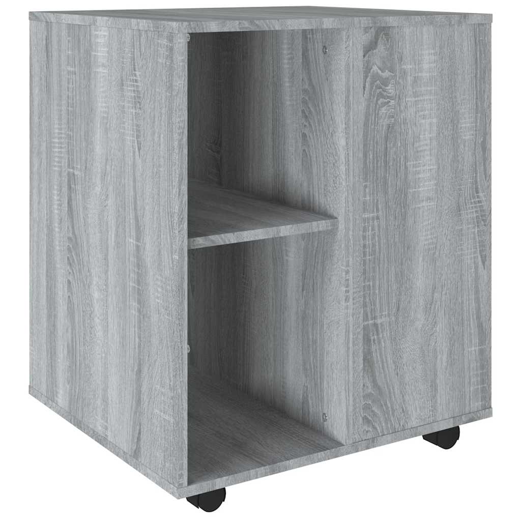 Mobile Filing Cabinet Grey Sonoma 60 x 53 x 72 cm Particleboard