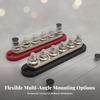2 Pieces Bus Bar with Cover 48V DC Busbar Marine for Electricians