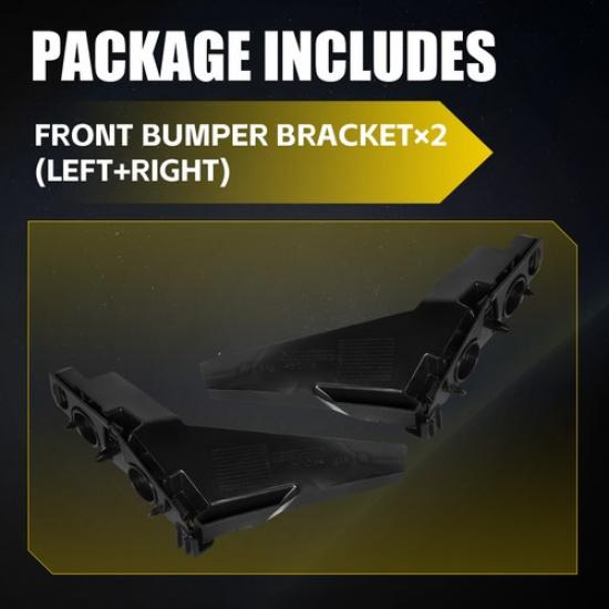 2X Front Bumper Mount Support Bracket Left Fit Volkswagen Right Jetta -